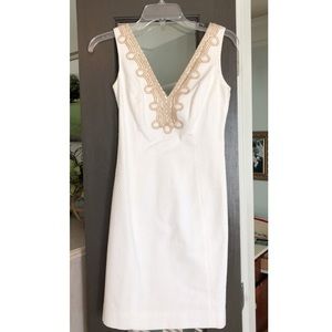 Lilly Pulitzer Bentley Shift Dress in White